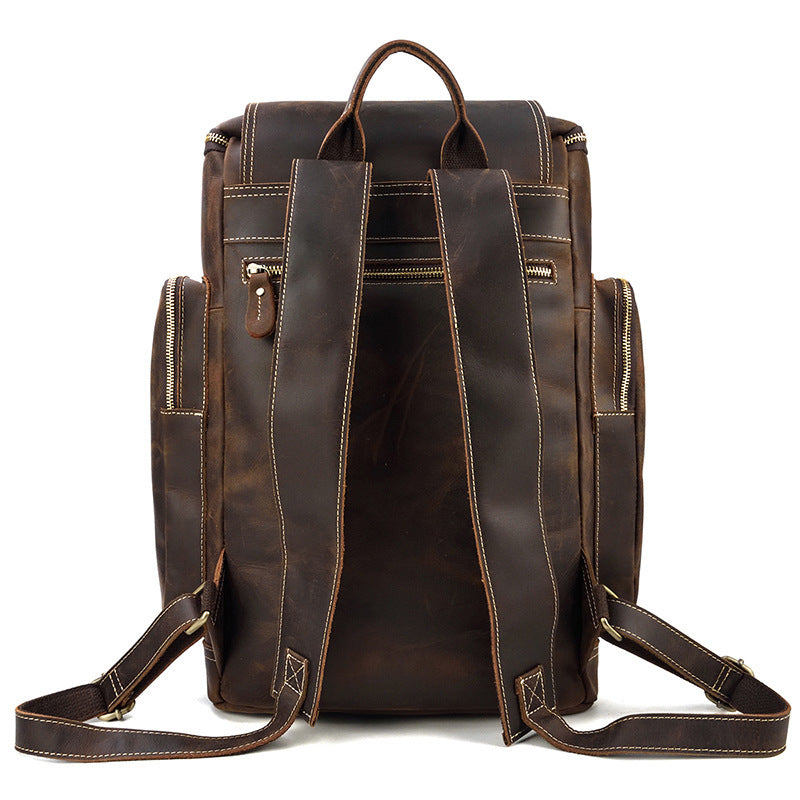 Vintage leather backpack-Bangor