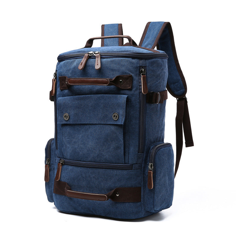 Vintage Canvas Backpack-St Austell