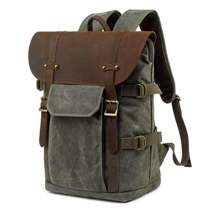 Crazy Horse Leather Camera Bag-Fowey