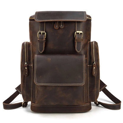 Vintage leather backpack-Bangor