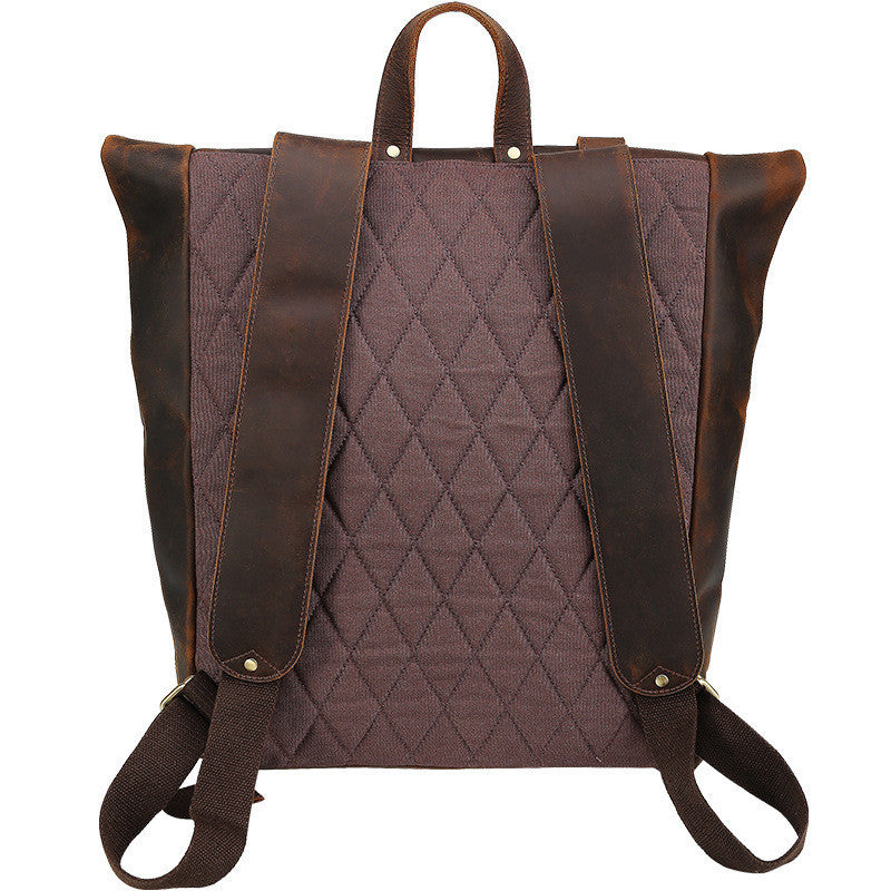 Crazy Horse Leather Backpack-Penzance