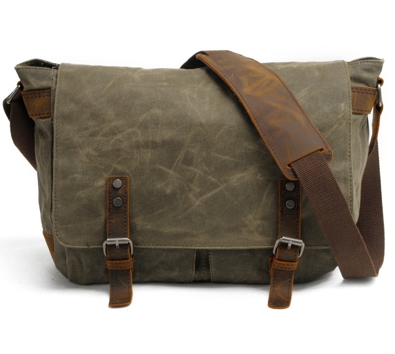 Vintage Canvas Messenger Bag-Marizion