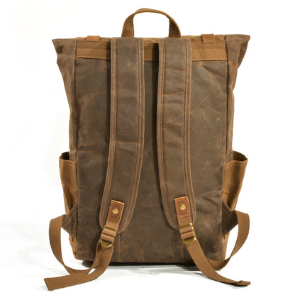 Vintage Canvas Backpack-Looe