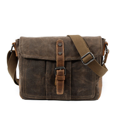 Vintage Canvas Messenger Bag-The Lizard