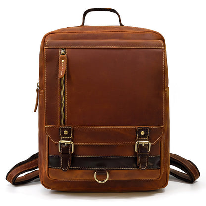 Retro Leather Backpack-Cowbridge