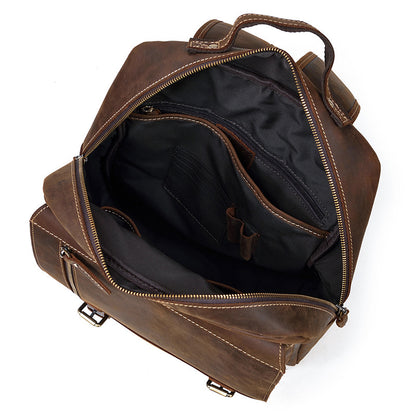 Retro Leather Backpack-Cowbridge