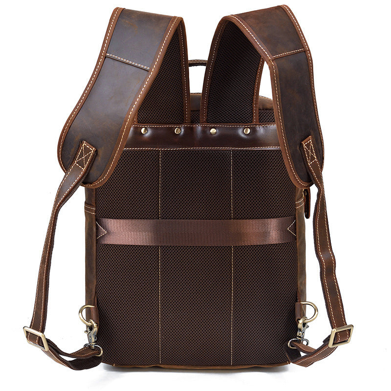 Retro Leather Backpack-Cowbridge