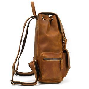 Crazy Horse Leather Backpack-Bridgend