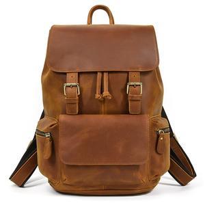 Crazy Horse Leather Backpack-Bridgend