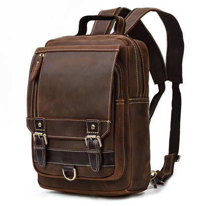 Horse Leather Backpack-Polperro