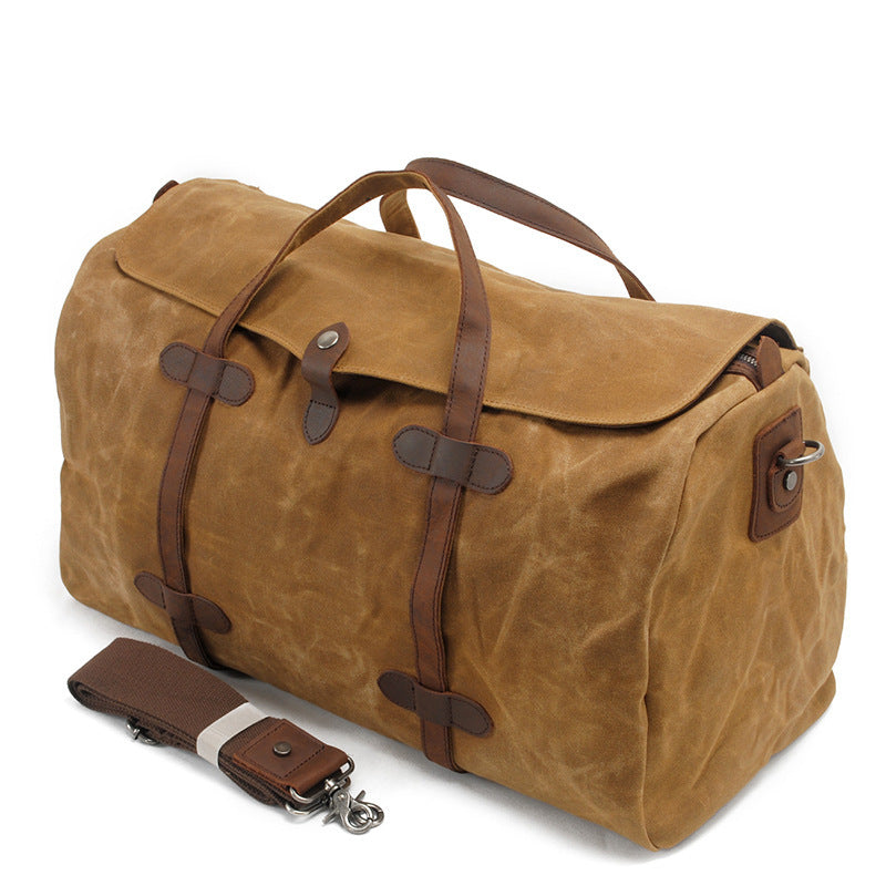 Oil Wax Canvas Duffle Bag-Mousehole