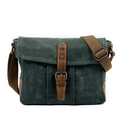 Vintage Canvas Messenger Bag-The Lizard