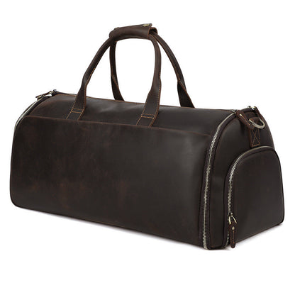 Crazy Horse Leather Retro Duffel Bag-Wadebridge