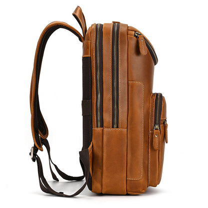 Vintage Leather Backpack-Blackwood