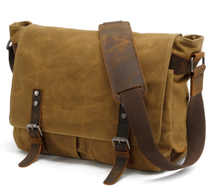 Vintage Canvas Messenger Bag-Marizion