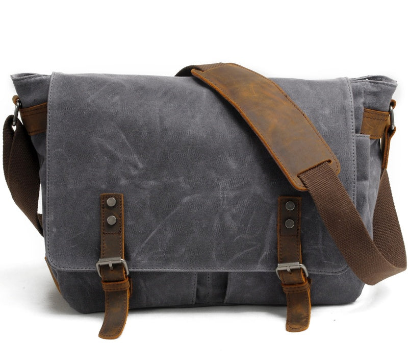 Vintage Canvas Messenger Bag-Marizion