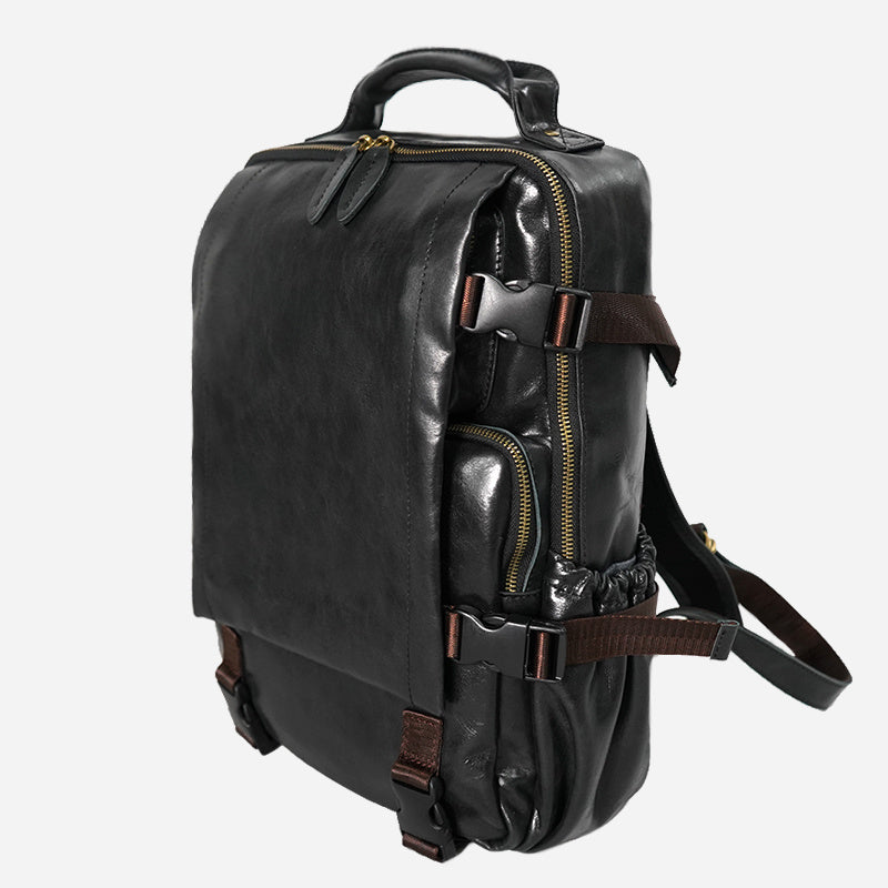 Handmade Leather Backpack-Perranporth