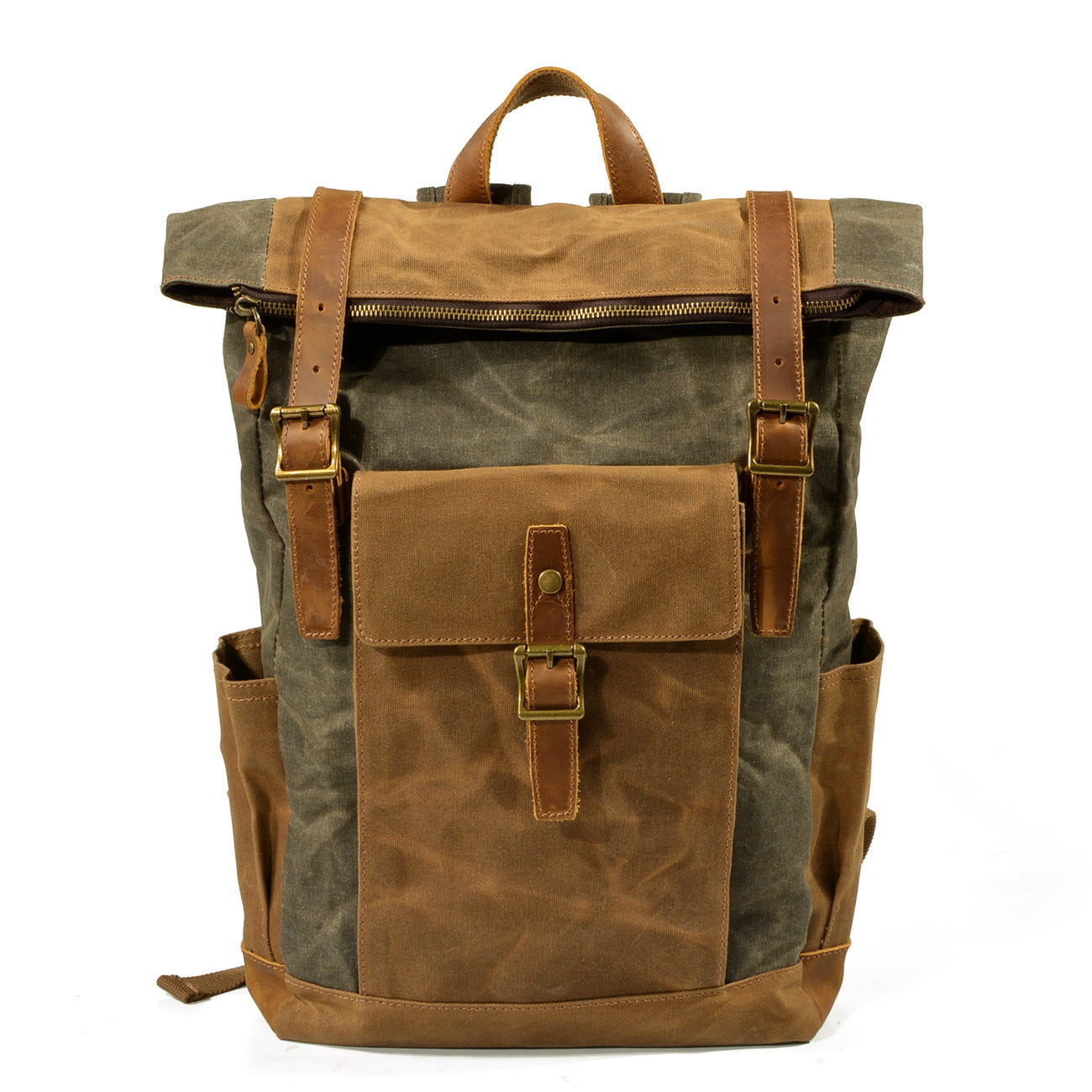 Vintage Canvas Backpack-Looe