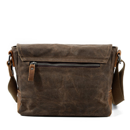 Vintage Canvas Messenger Bag-The Lizard