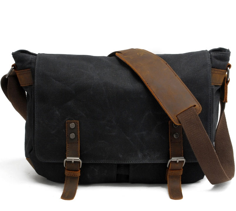 Vintage Canvas Messenger Bag-Marizion