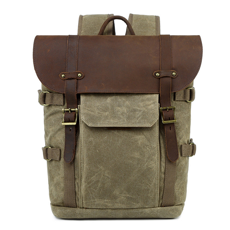 Crazy Horse Leather Camera Bag-Fowey