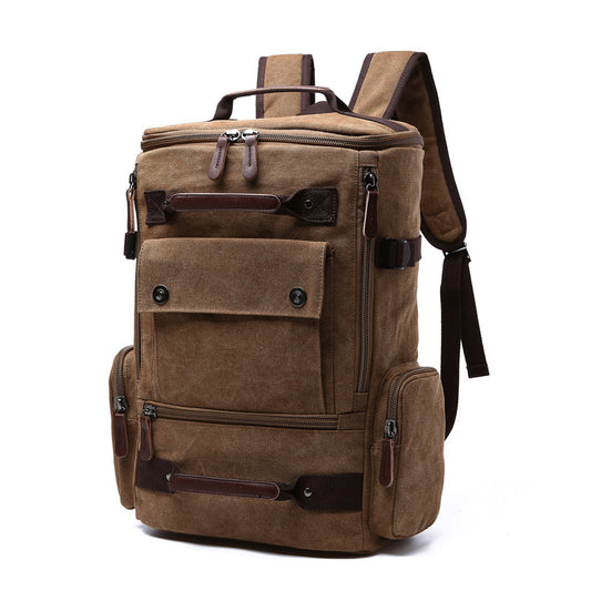 Vintage Canvas Backpack-St Austell