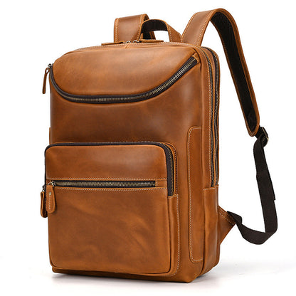 Vintage Leather Backpack-Blackwood