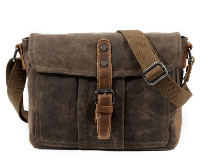 Vintage Canvas Messenger Bag-The Lizard