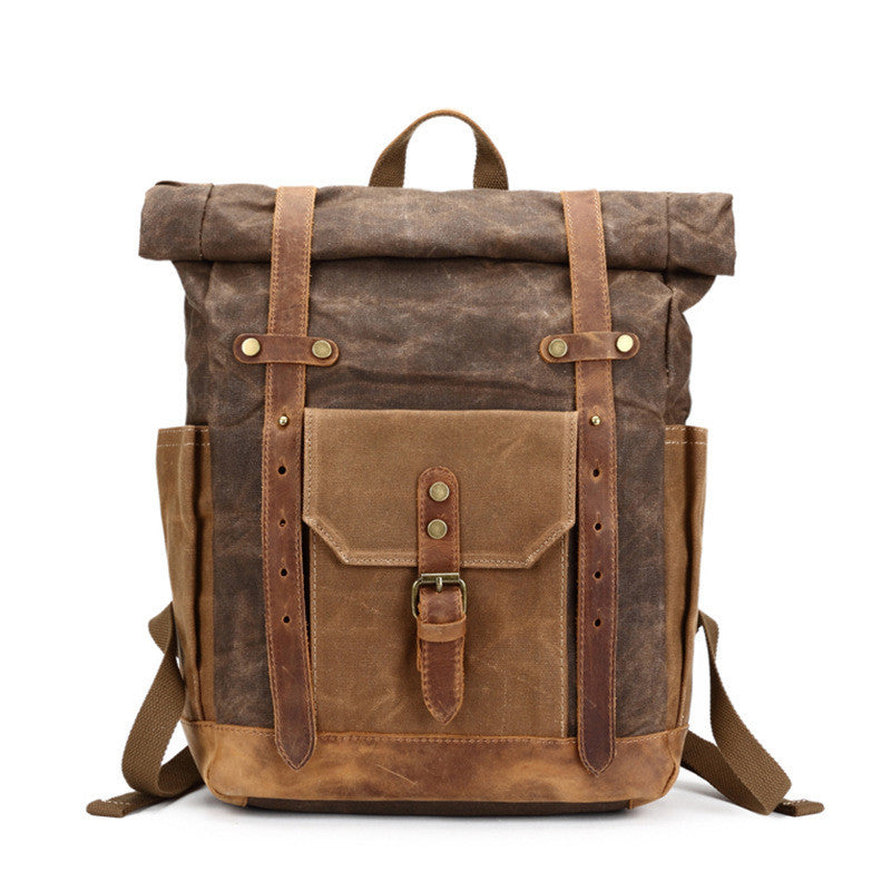 Vintage Canvas Backpack-St Mawes