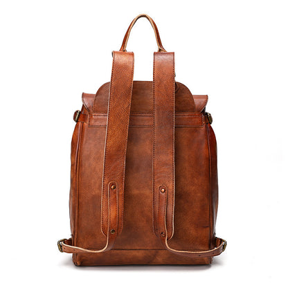 Vintage Leather Backpack-Conwy