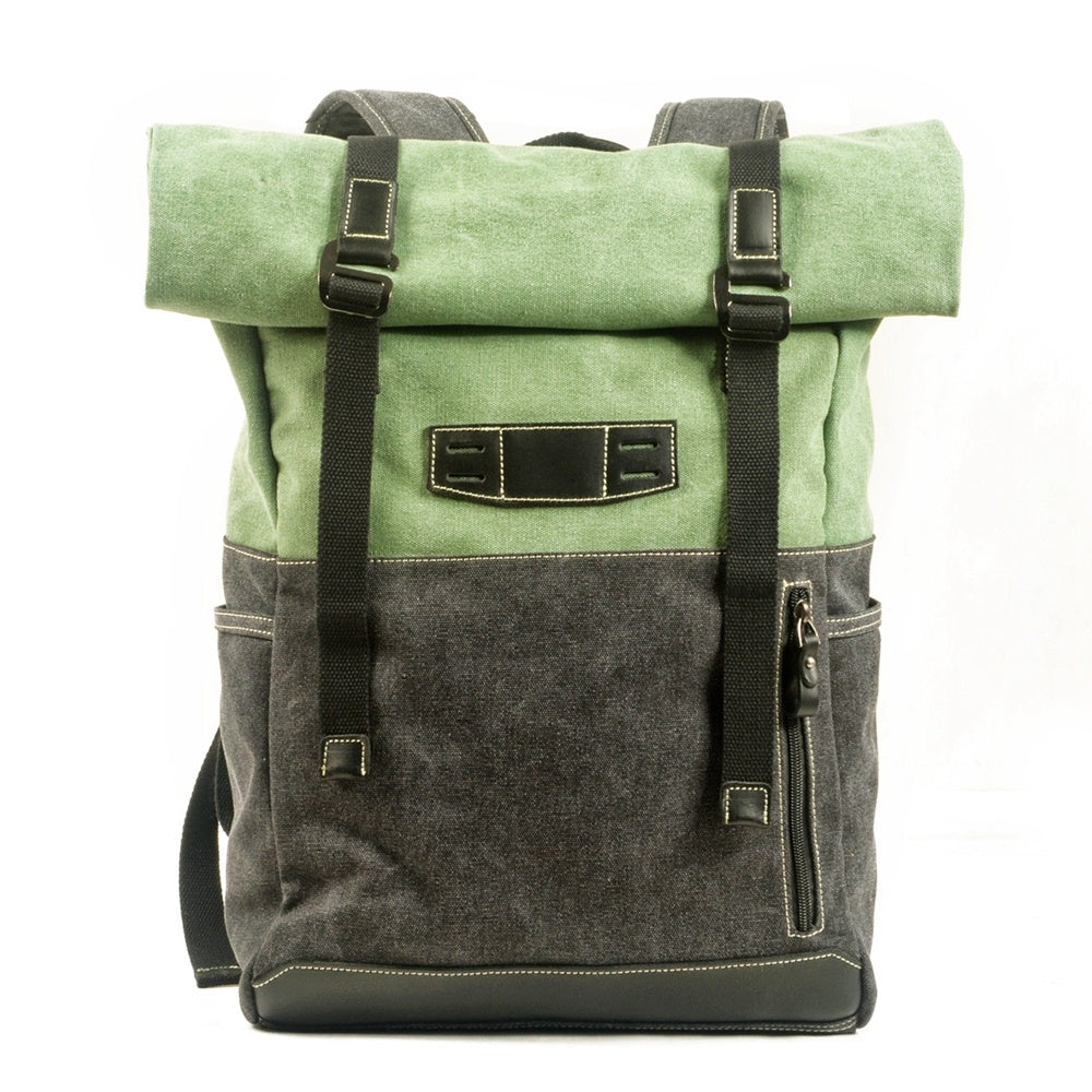 Retro Canvas Backpack-Porteath