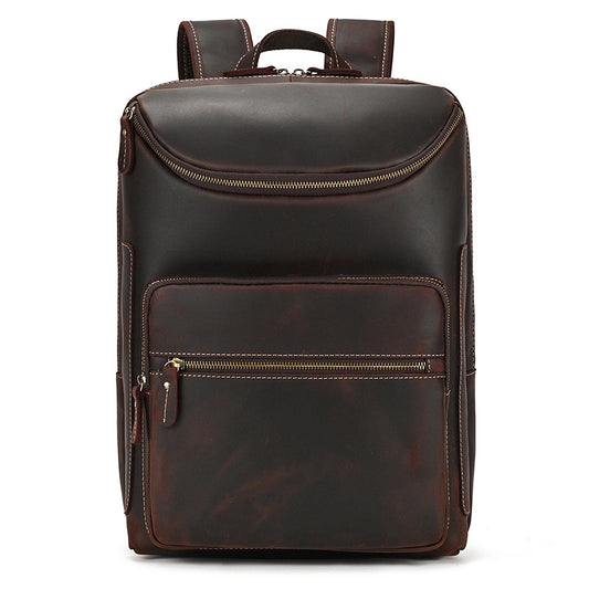 Vintage Leather Backpack-Blackwood