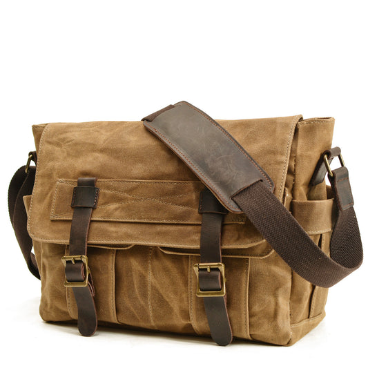 Vintage Canvas Messenger Bag-Callington