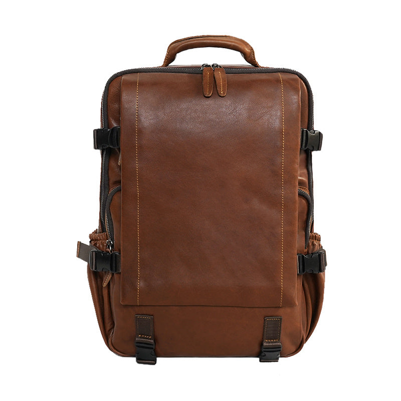 Handmade Leather Backpack-Perranporth