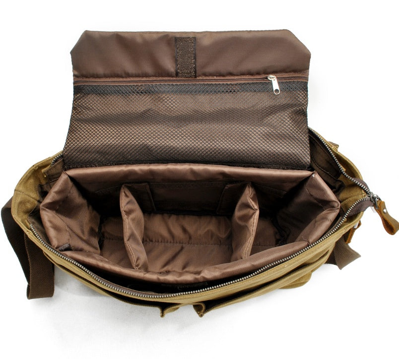 Vintage Canvas Messenger Bag-Marizion