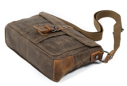 Vintage Canvas Messenger Bag-The Lizard