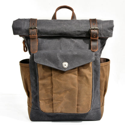 Vintage Canvas Backpack-Redruth