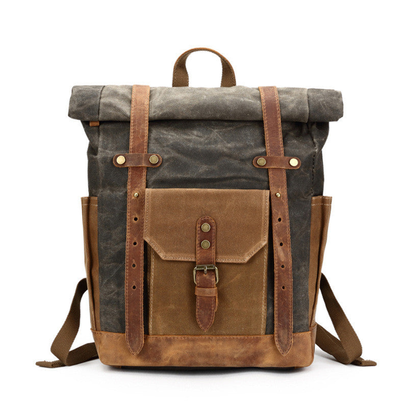 Vintage Canvas Backpack-St Mawes