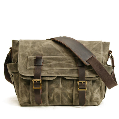 Vintage Canvas Messenger Bag-Callington