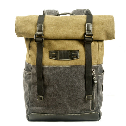 Retro Canvas Backpack-Porteath