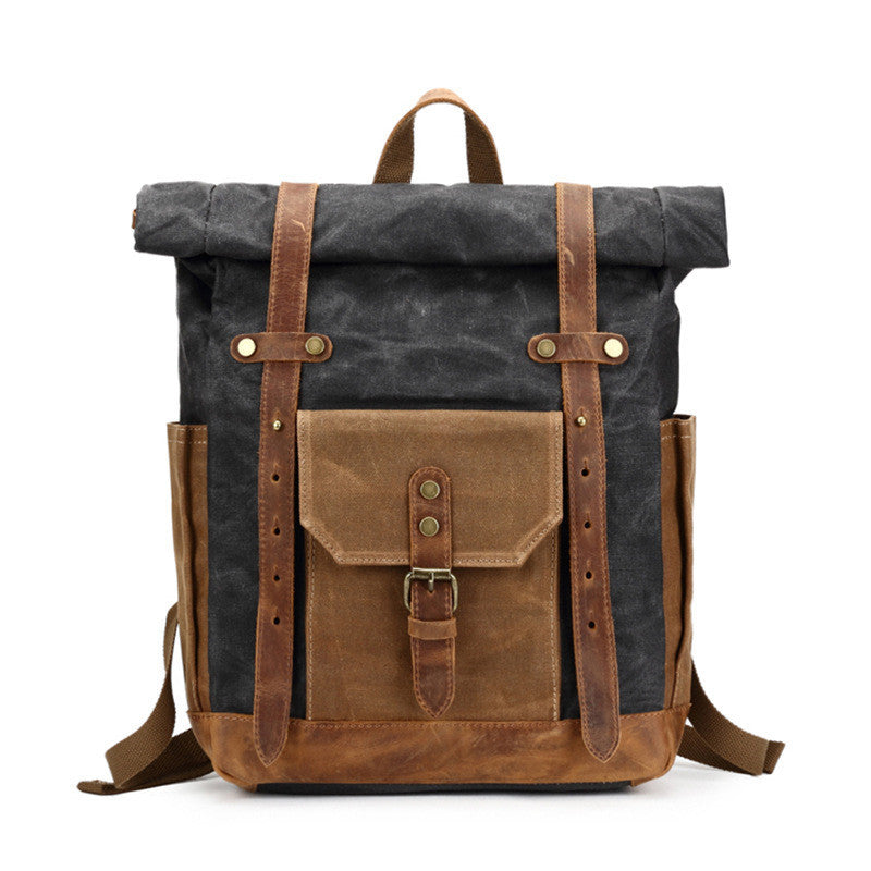 Vintage Canvas Backpack-St Mawes