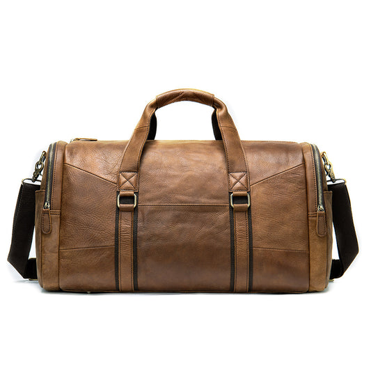 Genuine Leather Top Layer Cowhide Duffel Bag-Abercarn